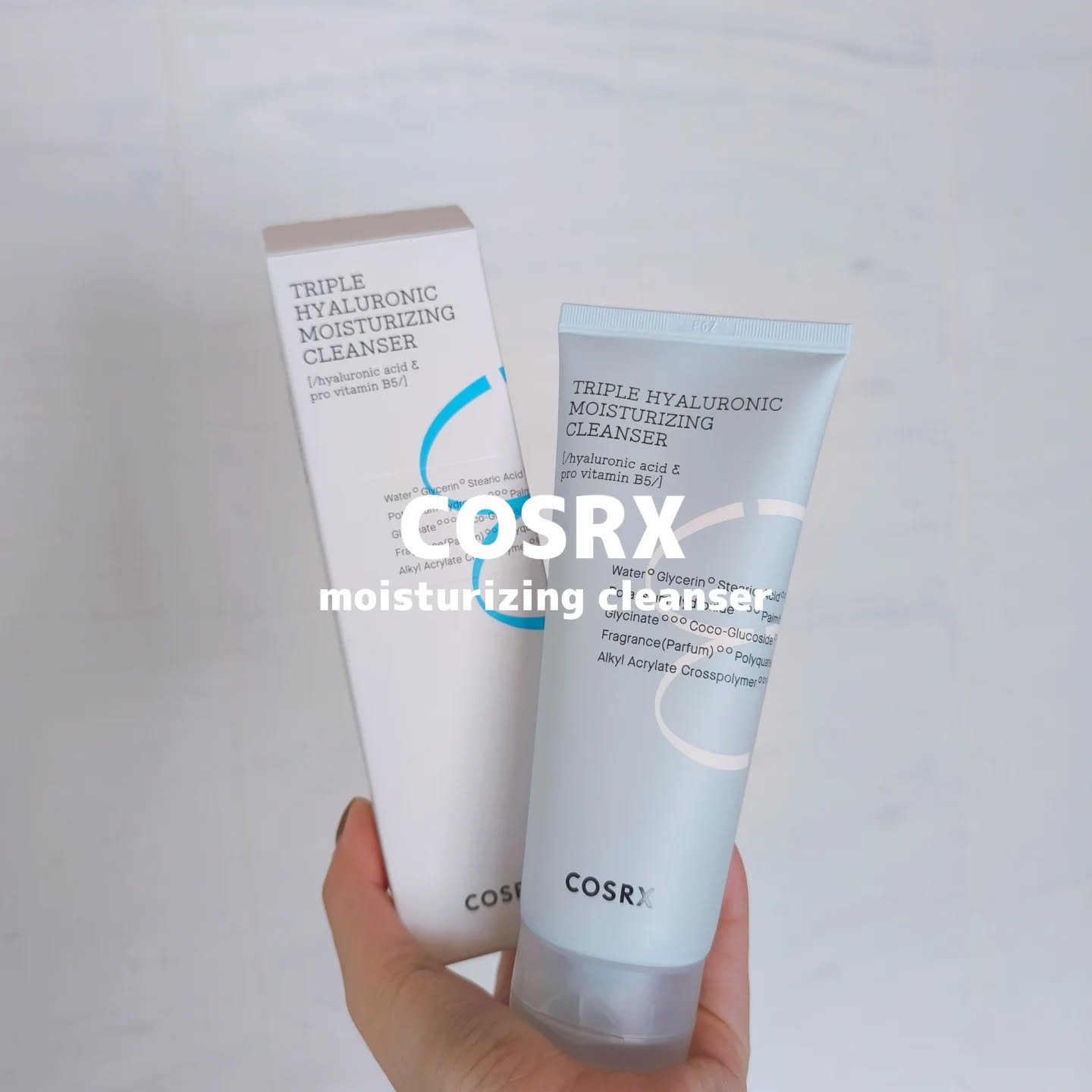 ハイドリウム トリプルヒアルロニックモイスチャライジングクレンザー/COSRX/洗顔フォームを使ったクチコミ（1枚目）