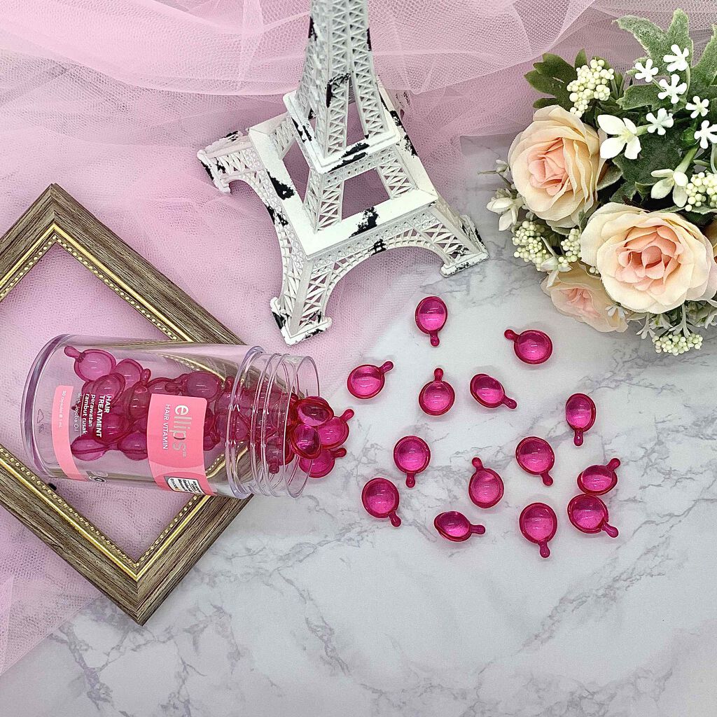 ヘアーオイル【トリートメント】/ellips/ヘアオイルを使ったクチコミ（1枚目）