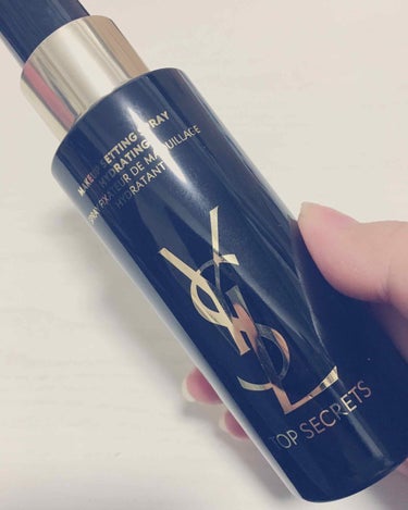 
YSL イブサンローラン
トップシークレットセッティンググロウスプレー(ミスト状化粧水) 100㎖
¥6000(税抜)

こちら新作で気になり購入しました
メイク仕上げに使うスプレーでツヤがでると言わ