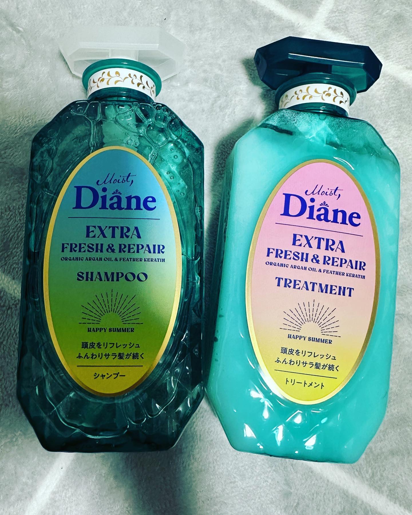 パーフェクトビューティ エクストラフレッシュ＆リペア シャンプー＆トリートメント/ダイアン/市販シャンプーを使ったクチコミ（2枚目）