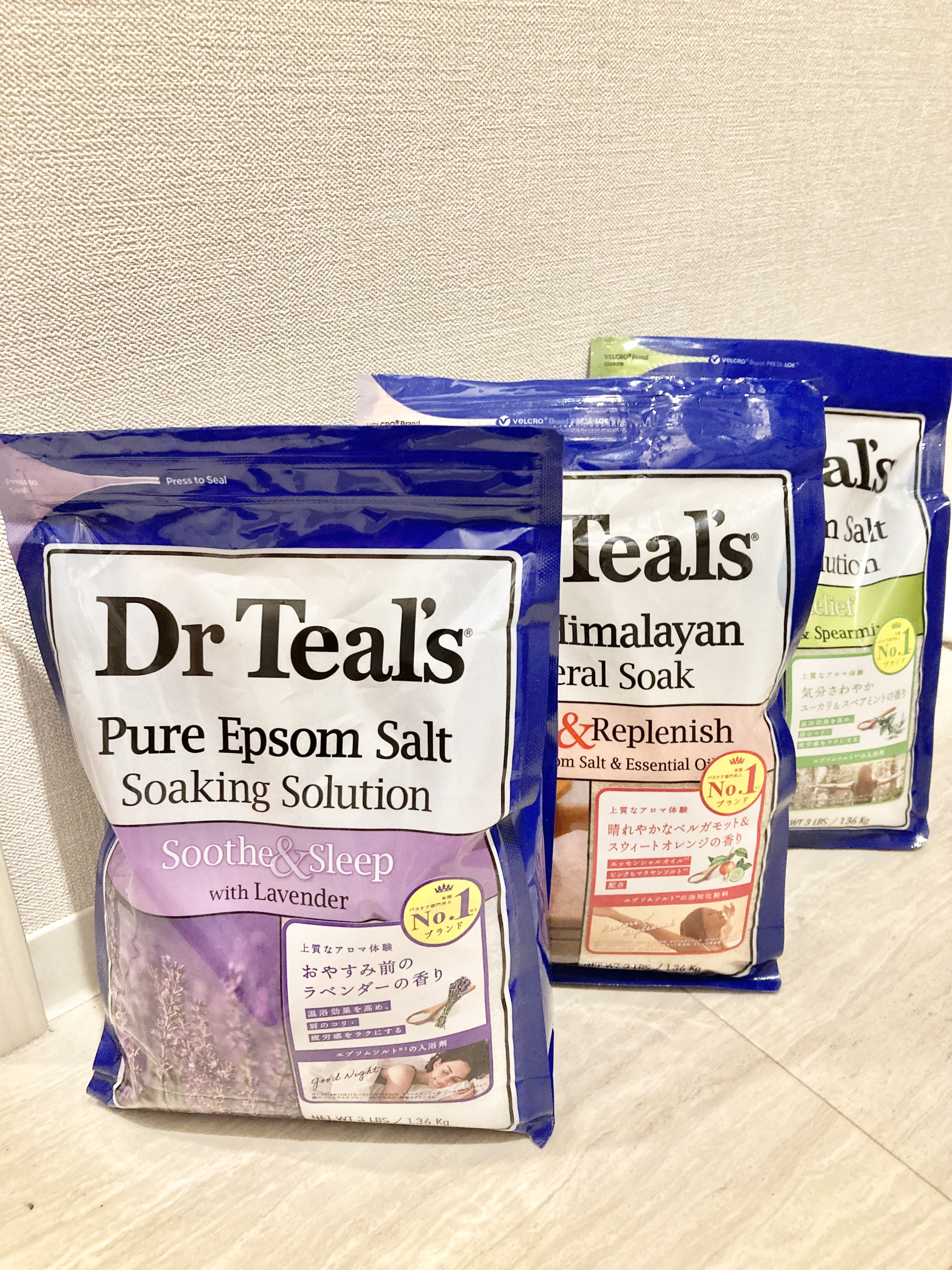 薬用入浴剤 ティールズ EP ソルト ラベンダーの香り/ティールズ/無機塩系入浴剤を使ったクチコミ（2枚目）