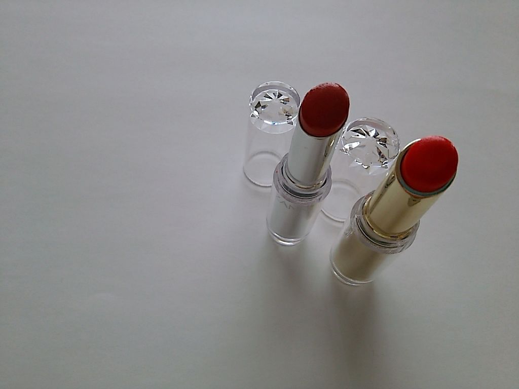 ラスティンググロスリップ/CEZANNE/口紅を使ったクチコミ(2枚目)