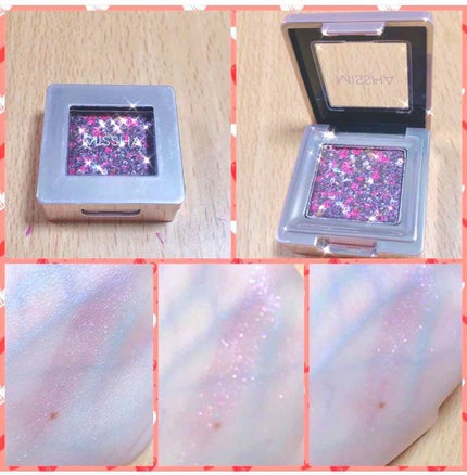 グリッタープリズム シャドウ/MISSHA/グリッターを使ったクチコミ(1枚目)