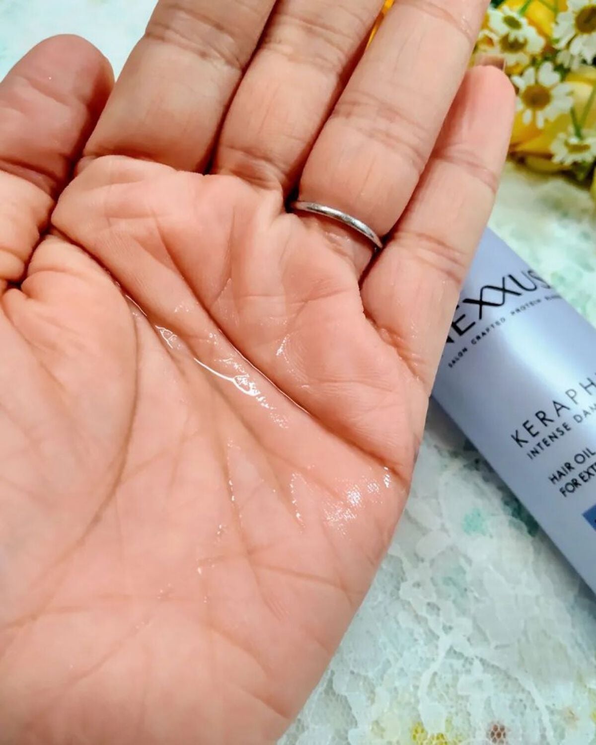 ネクサス インテンスダメージリペア 洗い流さないトリートメントオイル/NEXXUS(ネクサス)/ヘアオイルを使ったクチコミ(8枚目)