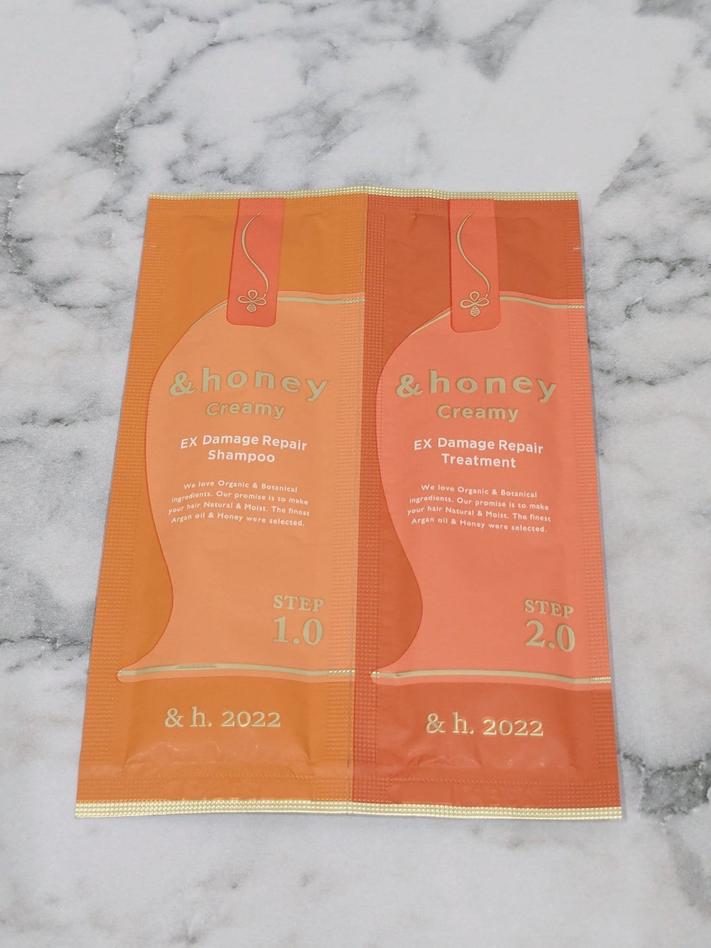 Creamy EXダメージリペアシャンプー1.0/ヘアトリートメント2.0/&honey/市販シャンプーを使ったクチコミ(1枚目)