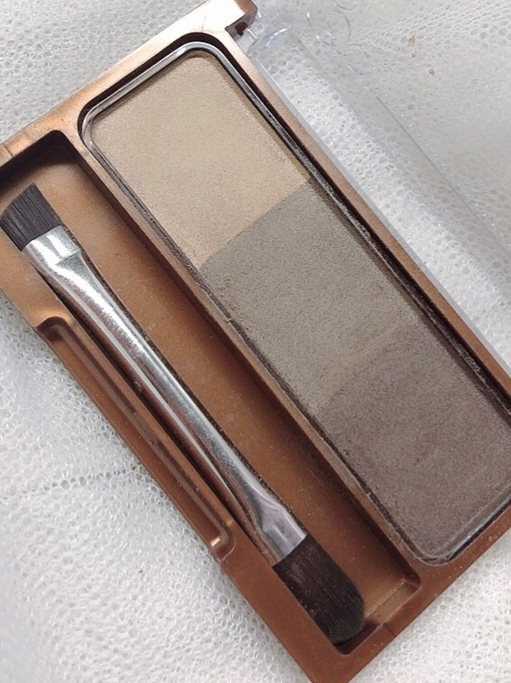 ノーズ＆アイブロウパウダー 03 オリーブ/CEZANNE/パウダーアイブロウを使ったクチコミ（2枚目）