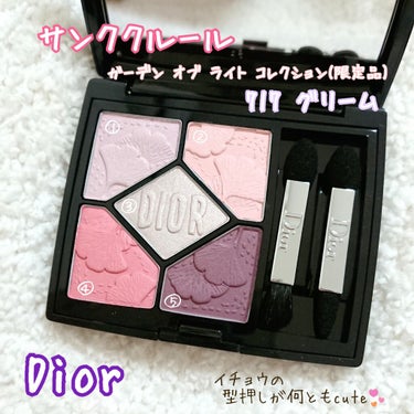 サンク クルール 717 グリーム/Dior/アイシャドウパレットを使ったクチコミ（1枚目）