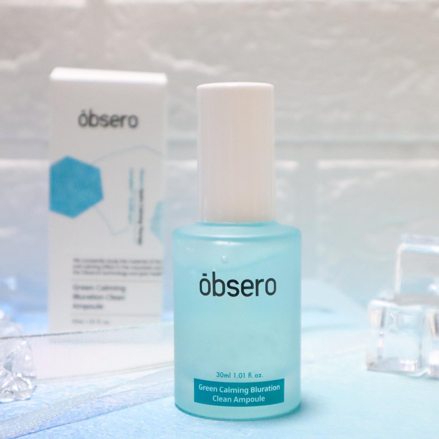 グリーンカーミングブルーレーションクリーンアンプル/obsero/美容液を使ったクチコミ(1枚目)