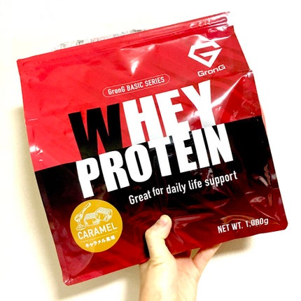 ホエイプロテイン100/GronG/ホエイプロテインを使ったクチコミ(1枚目)