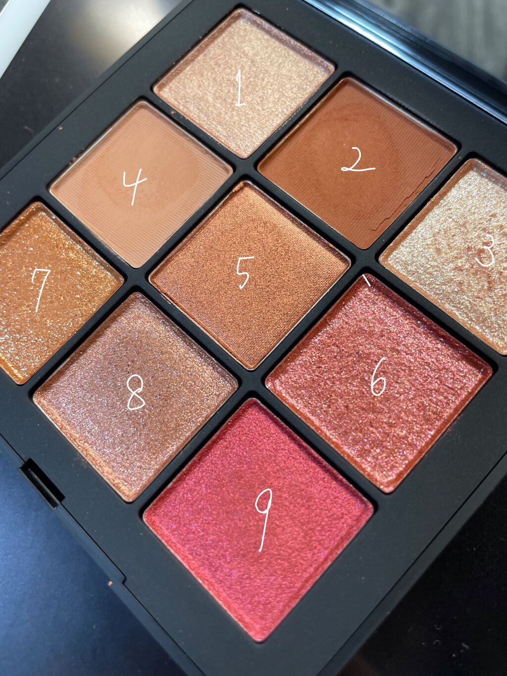 サマーソルスティス アイシャドーパレット/NARS/アイシャドウパレットを使ったクチコミ（2枚目）