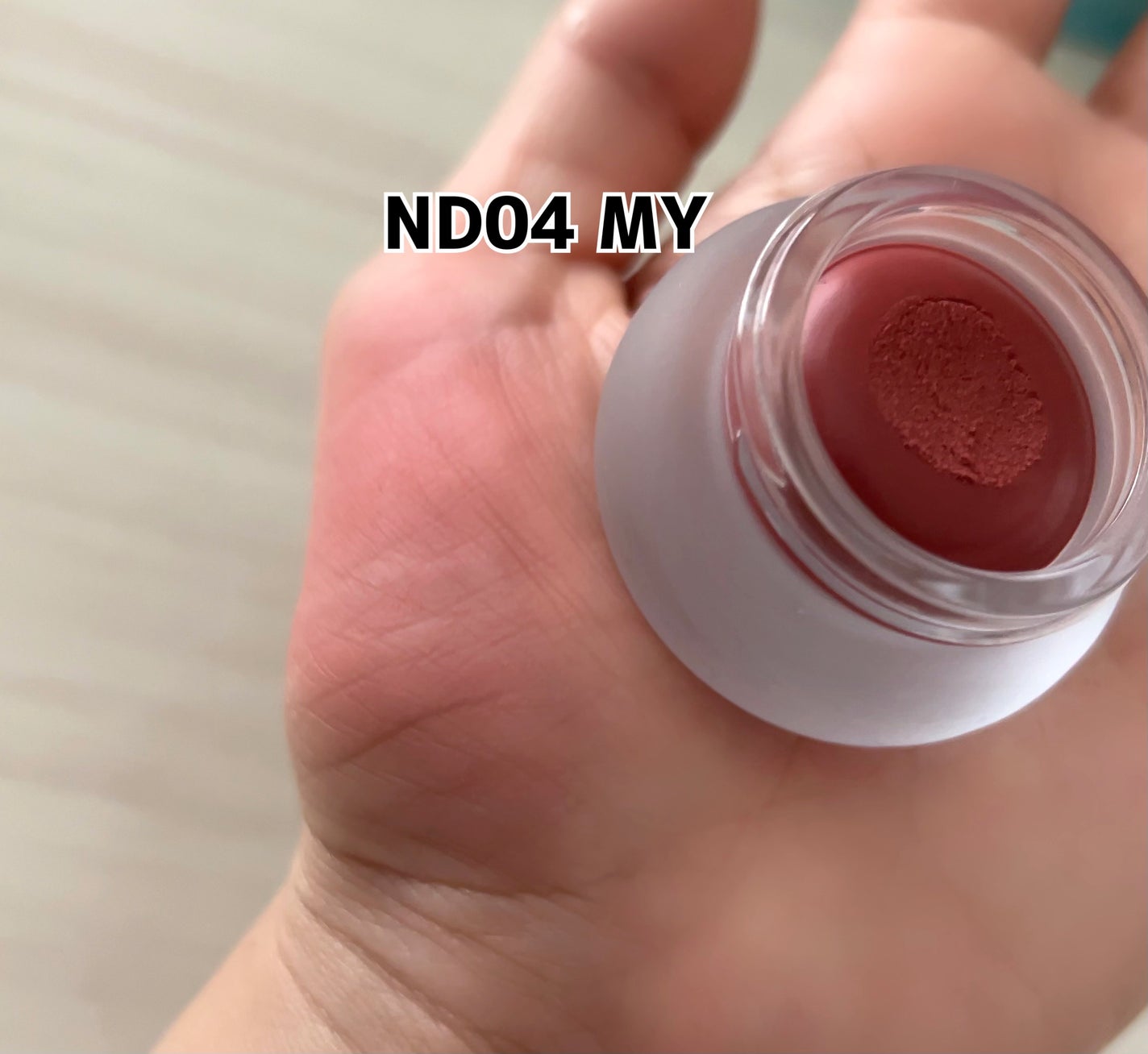 リップアンドチーク ブラーリープリンポット/fwee/口紅を使ったクチコミ(5枚目)