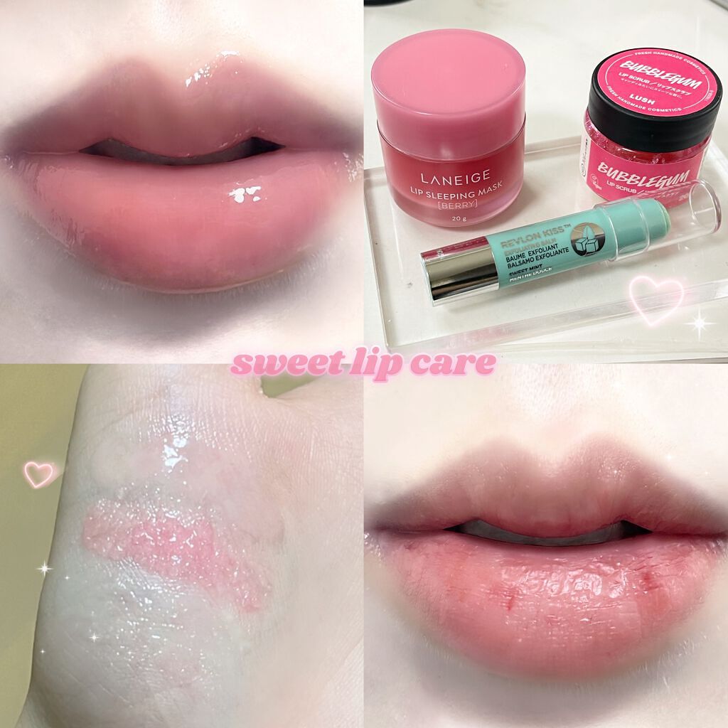 バブルガムフレーバー リップスクラブ/ラッシュ/リップスクラブを使ったクチコミ（1枚目）