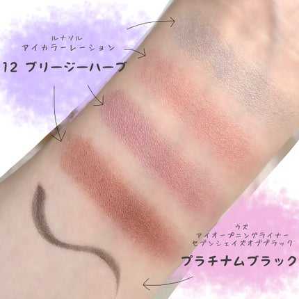 アイカラーレーション/LUNASOL/アイシャドウパレットを使ったクチコミ(2枚目)