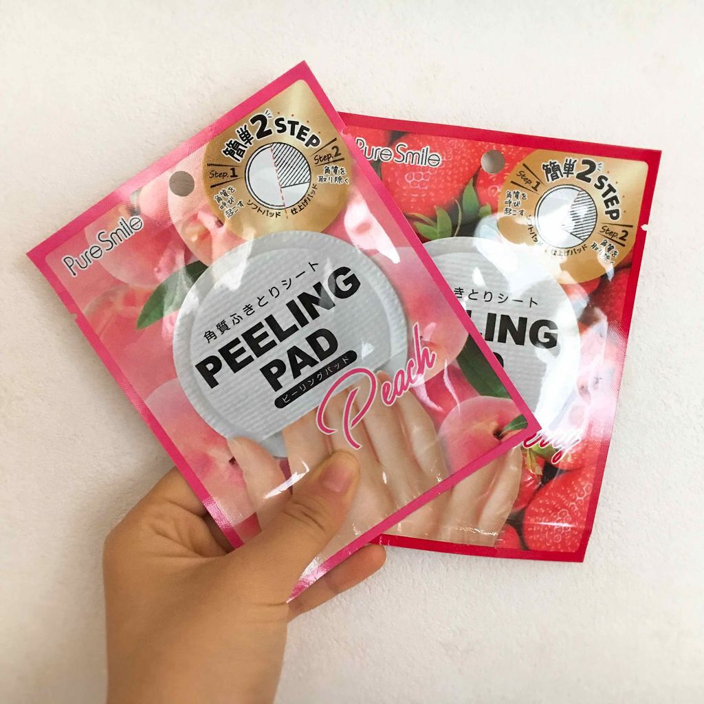ピーリングパッド ストロベリーの香り/Pure Smile/トナーパッドを使ったクチコミ（1枚目）