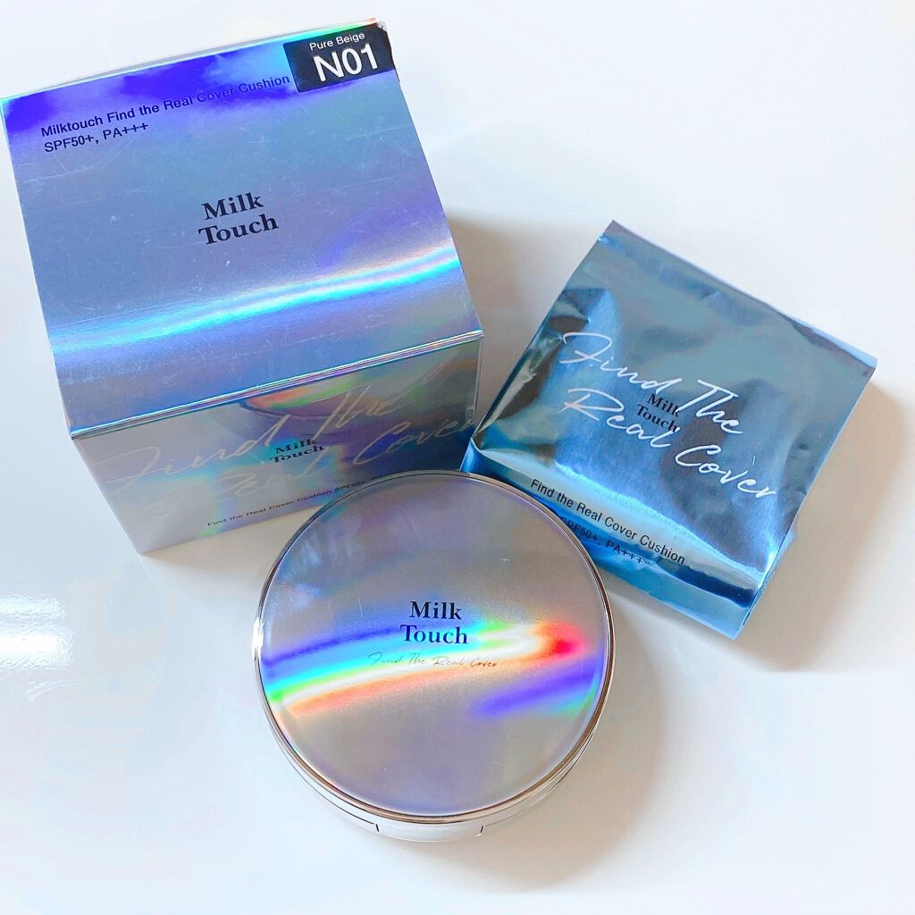ファインド ザ リアル カバー クッション/Milk Touch/クッションファンデーションを使ったクチコミ(3枚目)