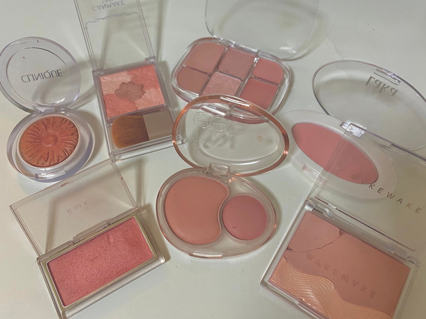 グロウフルールチークス/キャンメイク/パウダーチークを使ったクチコミ(1枚目)