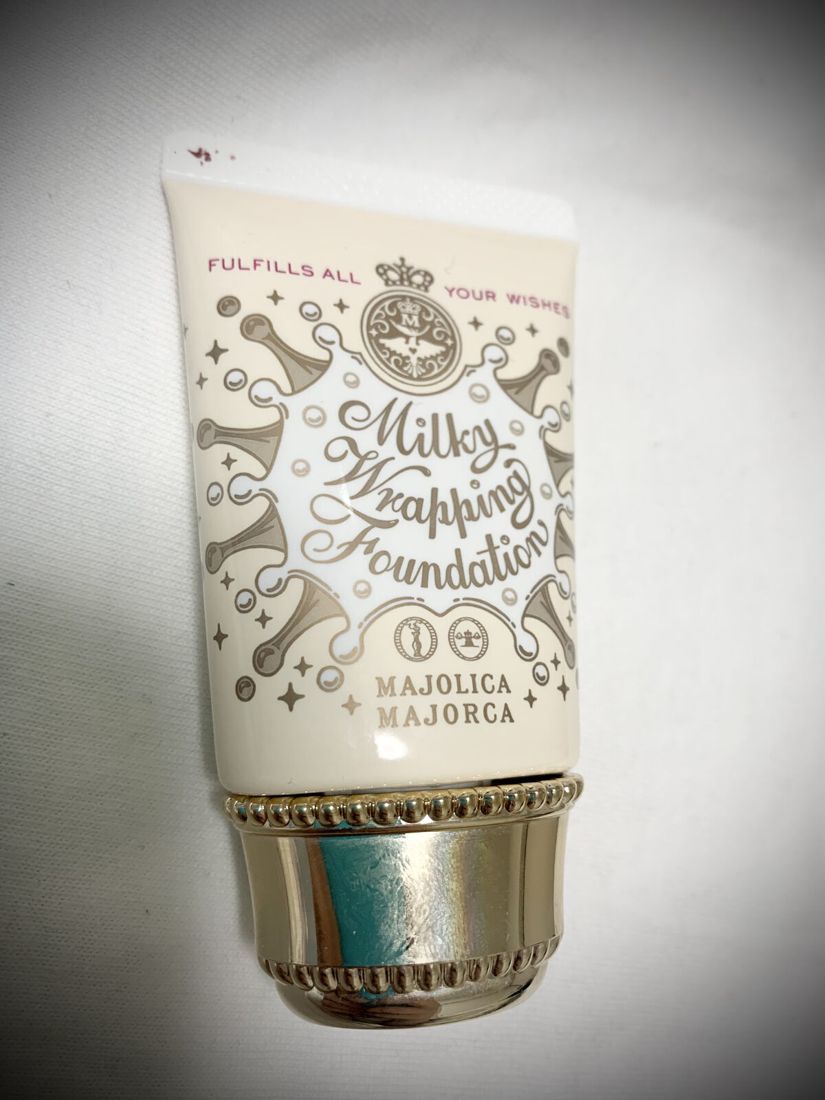 ミルキーラッピングファンデ/MAJOLICA MAJORCA/リキッドファンデーションを使ったクチコミ（1枚目）