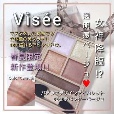 パノラマデザイン アイパレット/Visée/パウダーアイシャドウを使ったクチコミ（1枚目）