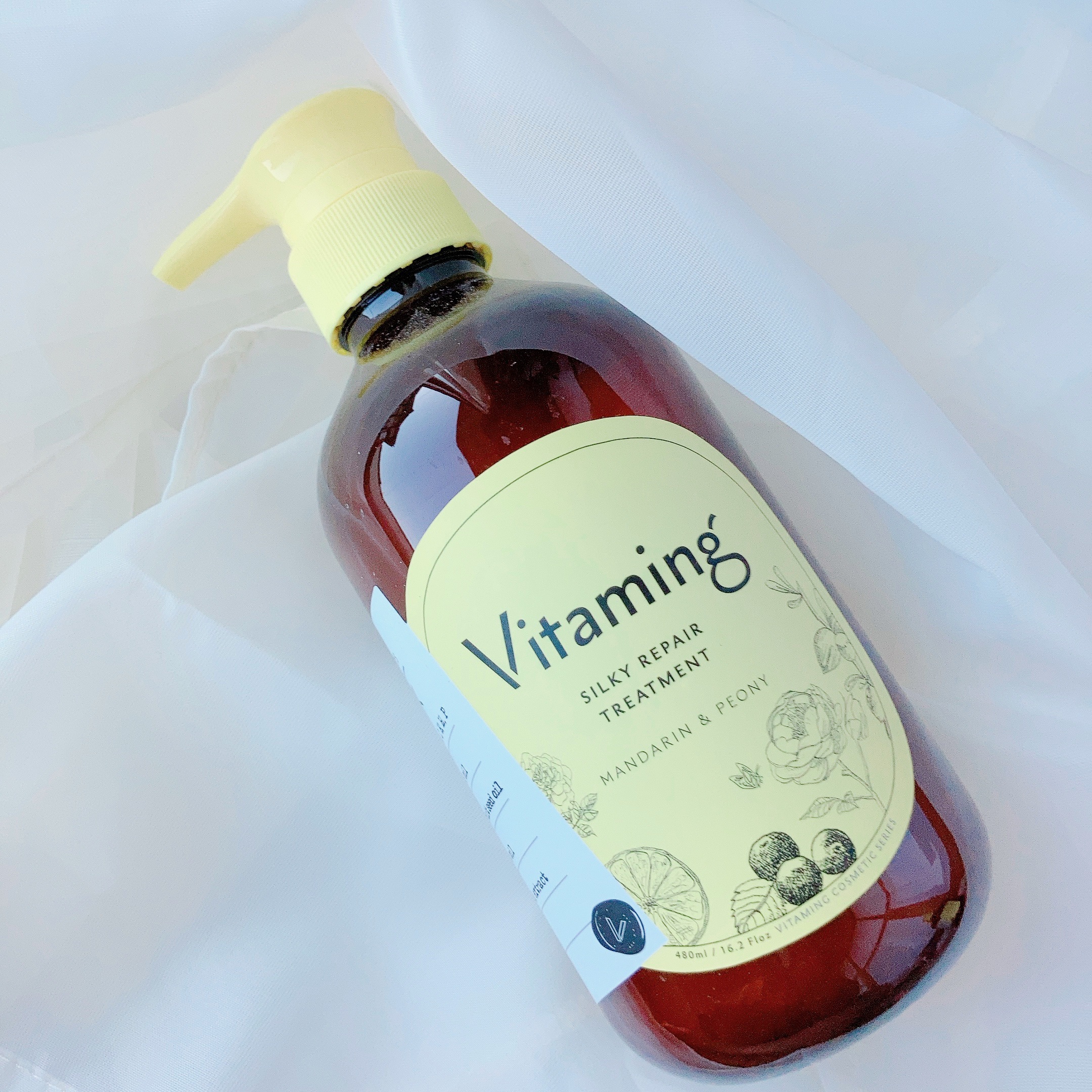 シルキーリペアシャンプー/トリートメント(マンダリン＆ピオニーの香り)/Vitaming/市販シャンプーを使ったクチコミ（3枚目）