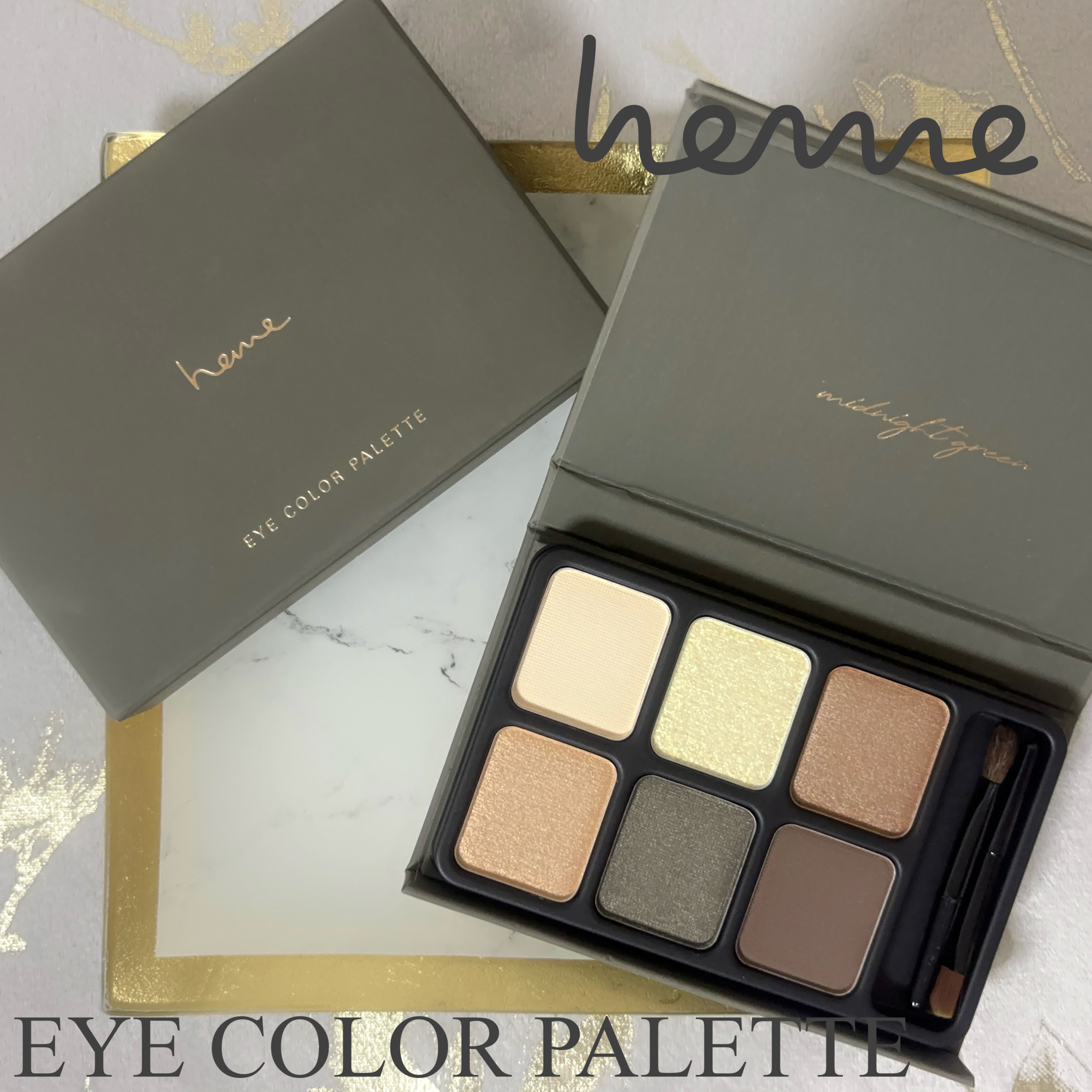 アイカラーパレット/heme/アイシャドウパレットを使ったクチコミ（1枚目）
