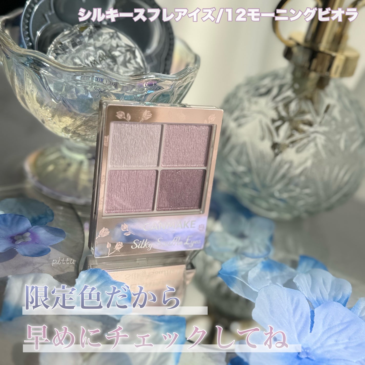 シルキースフレアイズ/キャンメイク/アイシャドウパレットを使ったクチコミ(9枚目)