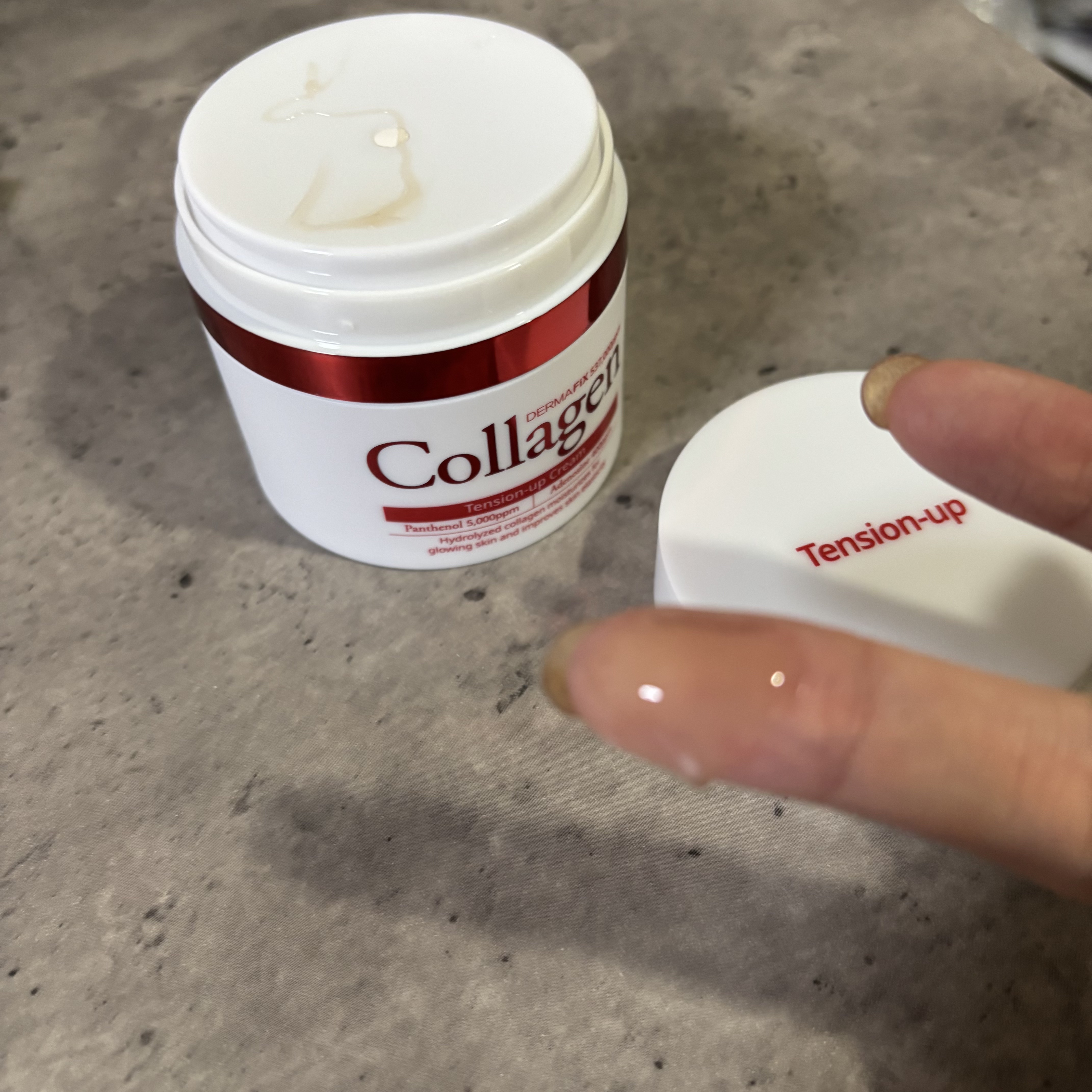 リアルコラーゲン テンションアップアンプルクリーム/ダーマフィックス/フェイスクリームを使ったクチコミ（3枚目）