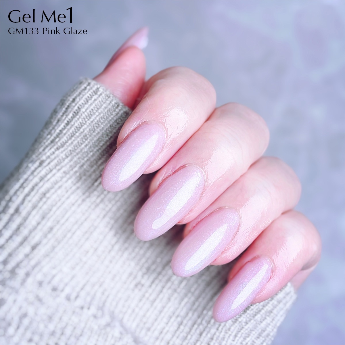 ジェルネイル GM133 ピンクグレーズ/ジェルミーワン/ジェルネイルを使ったクチコミ（3枚目）