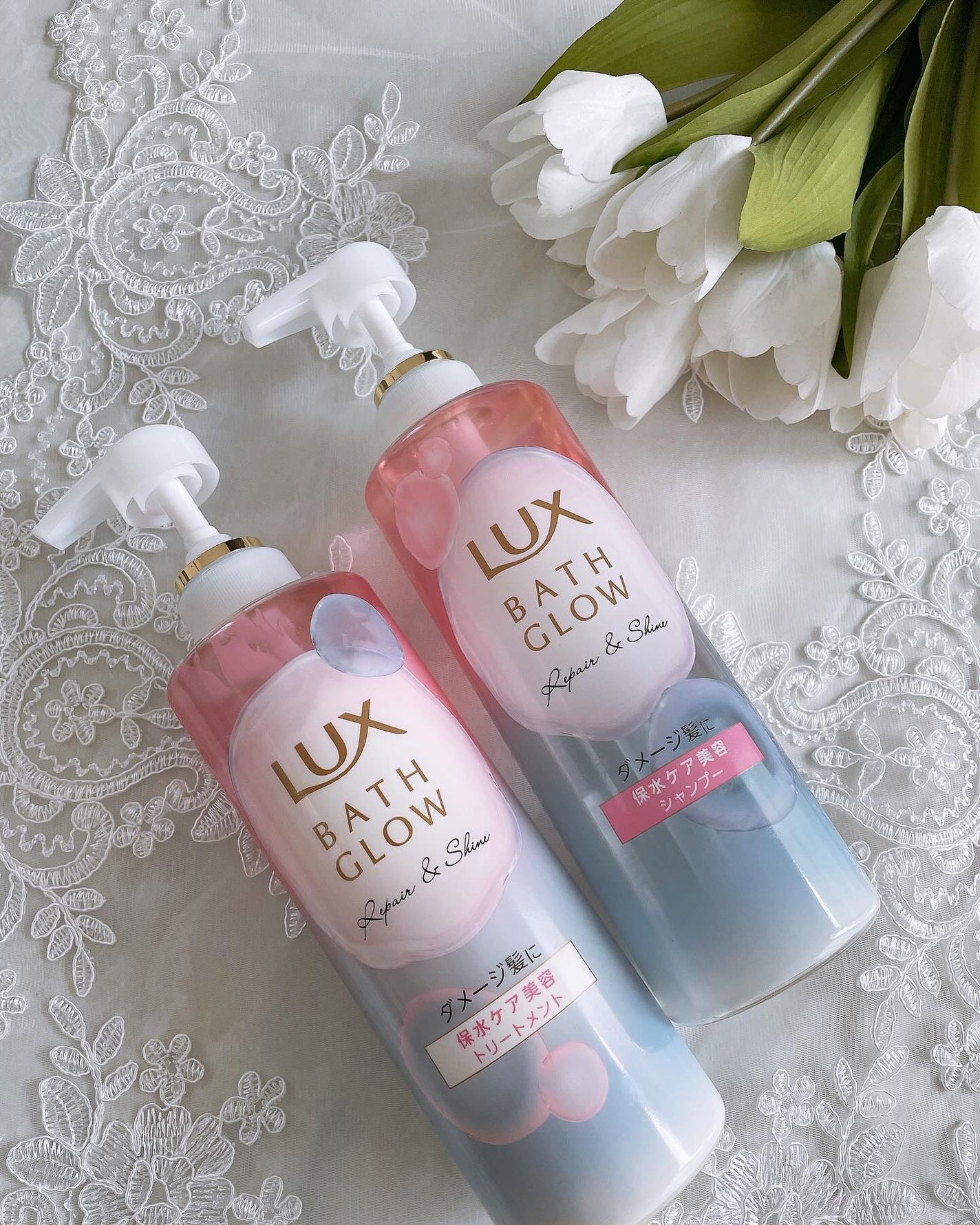 パイン on LIPS 「LUXバスグロウリペア&シャインシャンプー・トリートメント・ヘ..」(2枚目)