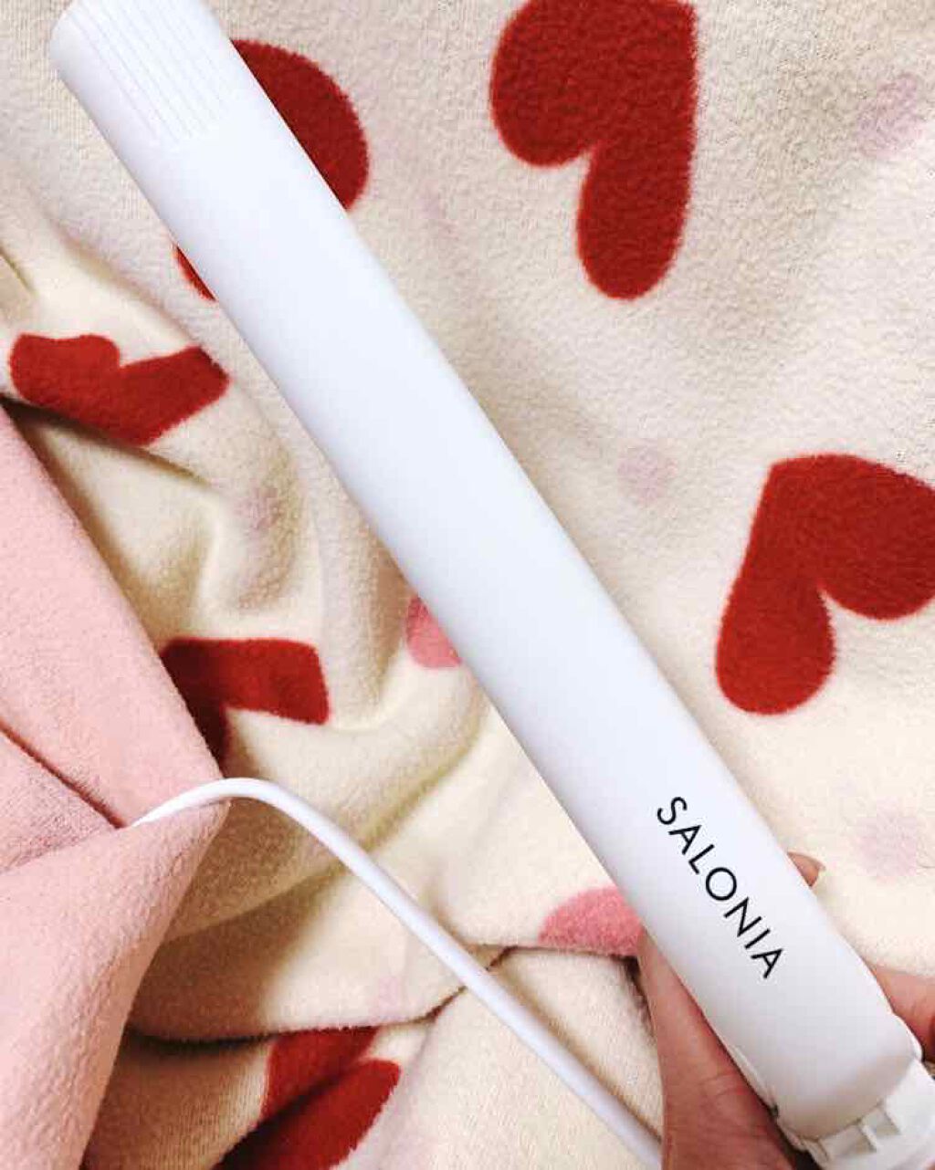 ストレートヘアアイロン ネイビー(EC限定)/SALONIA/ストレートアイロンを使ったクチコミ（1枚目）