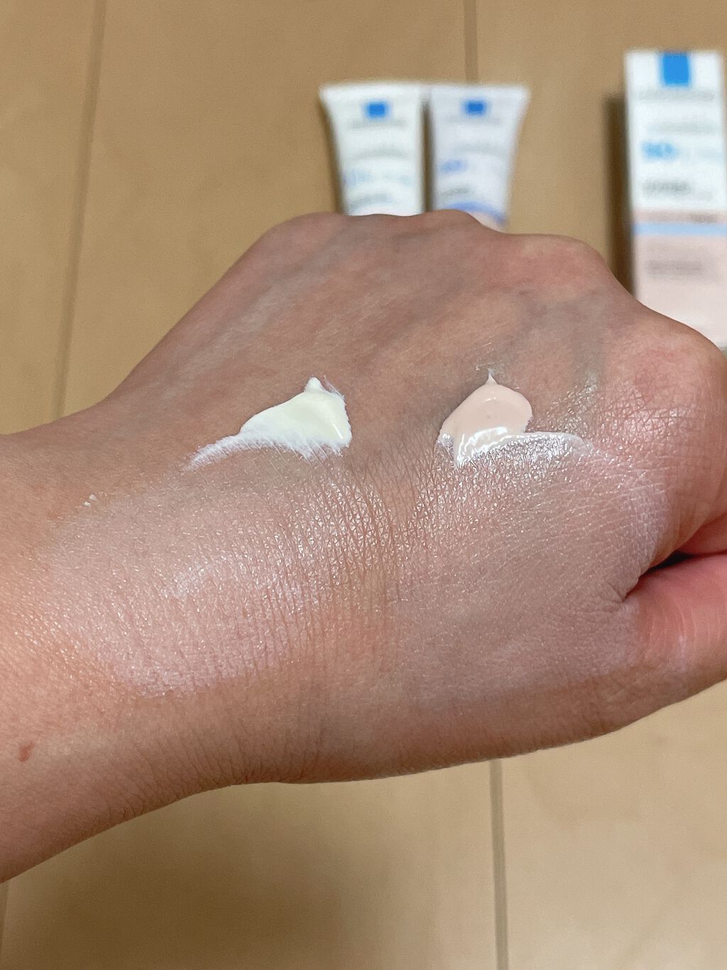 UVイデア XL プロテクショントーンアップ ローズ/ラ ロッシュ ポゼ/日焼け止めクリームを使ったクチコミ(3枚目)