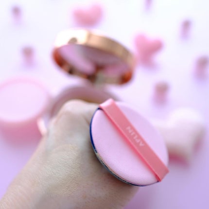 ピンクティーツリーカバークッション/APLIN/クッションファンデーションを使ったクチコミ(5枚目)