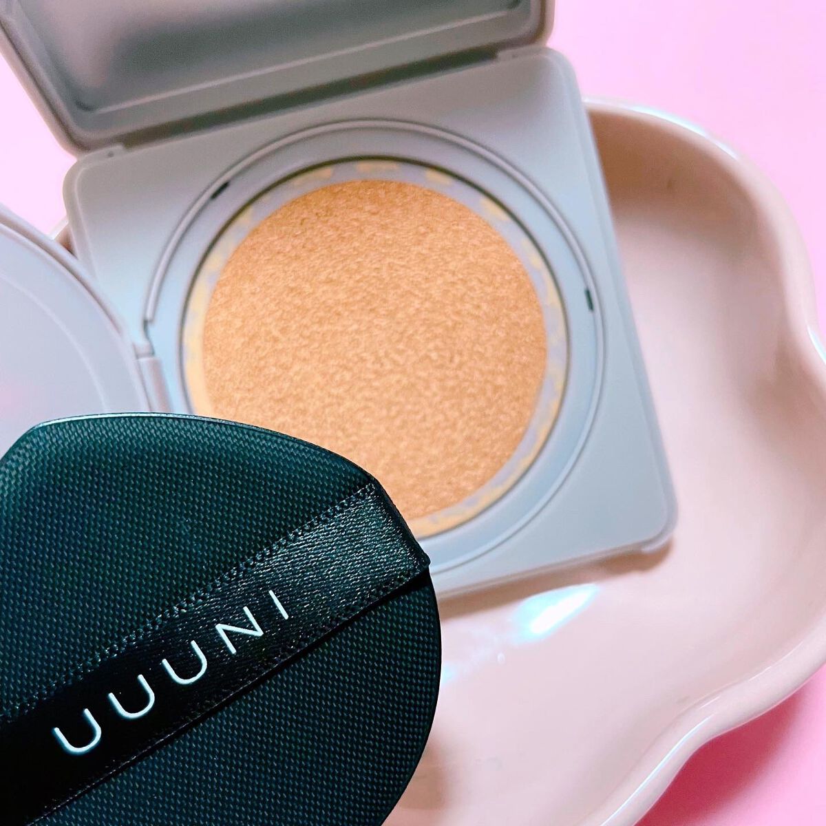 ブライトアップスキンファンデーション/UUUNI/クッションファンデーションを使ったクチコミ(2枚目)