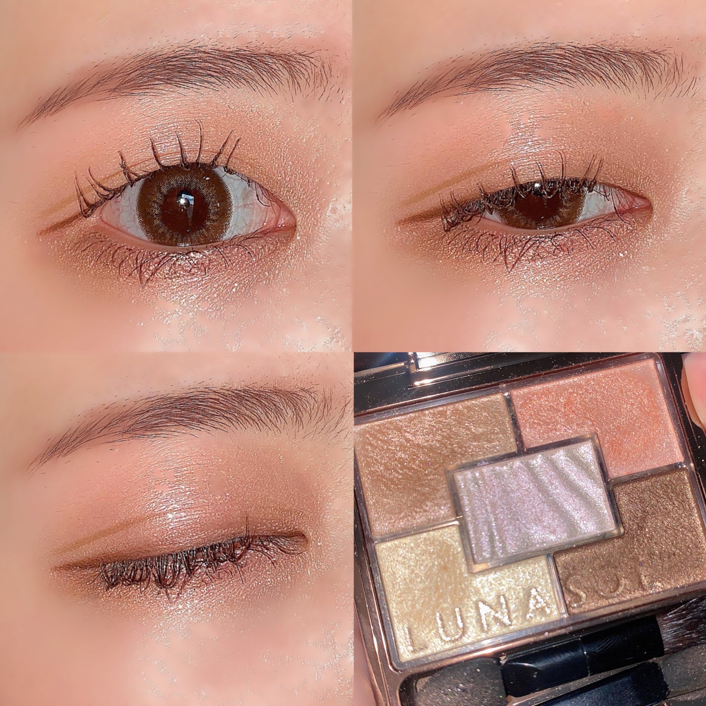 オーロライズアイズ/LUNASOL/アイシャドウパレットを使ったクチコミ(1枚目)
