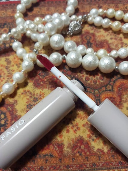 ワンデイ アートメイク ルージュ/FASIO/口紅を使ったクチコミ(2枚目)