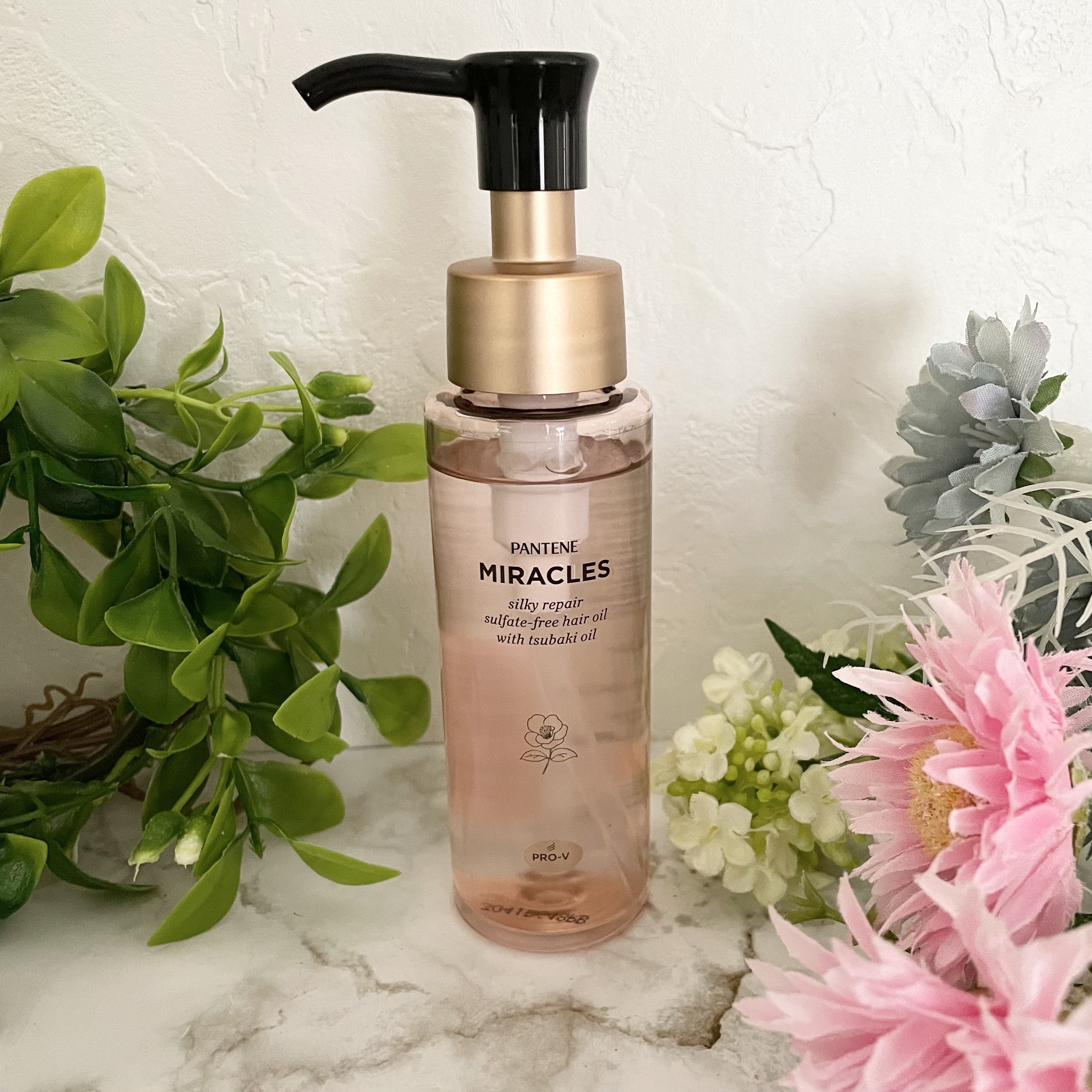 ミラクルズ シルキーリペア 洗い流さないトリートメント/パンテーン/ヘアオイルを使ったクチコミ（1枚目）