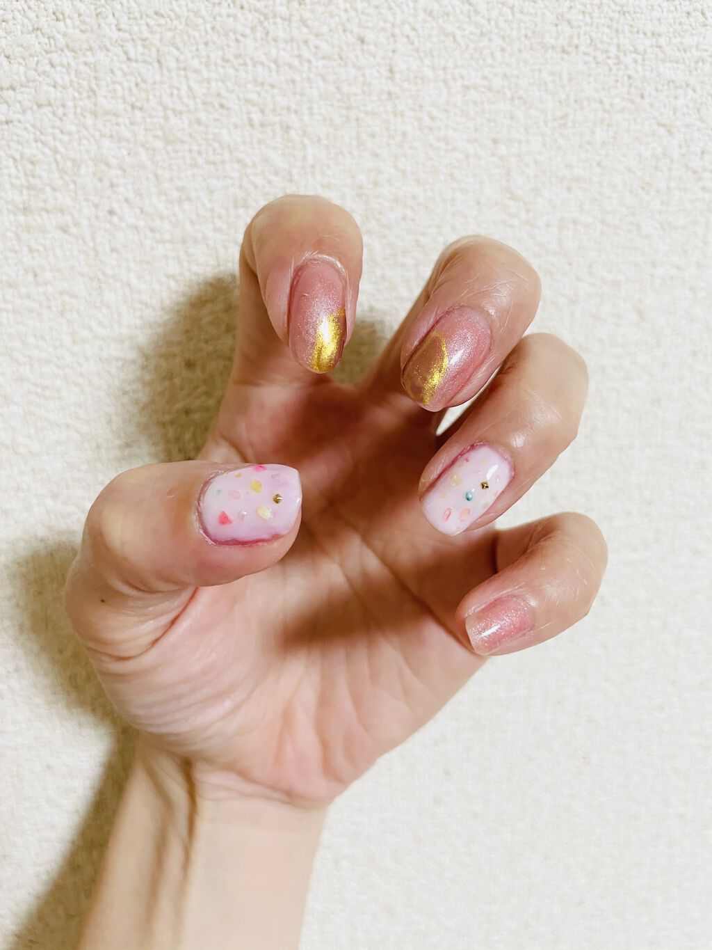 ジェルネイル（ライト対応）/セリア/ジェルネイルを使ったクチコミ（2枚目）