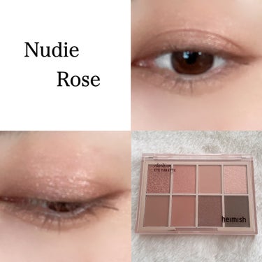 デイリズムアイパレット #Nudie Rose/heimish/アイシャドウパレットを使ったクチコミ（2枚目）