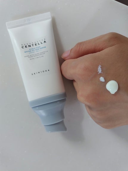 ヒアルーシカ ウォーターフィット サンセラム/SKIN1004/日焼け止めローションを使ったクチコミ(2枚目)