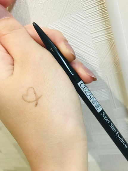 超細芯アイブロウ/CEZANNE/アイブロウペンシルを使ったクチコミ(2枚目)