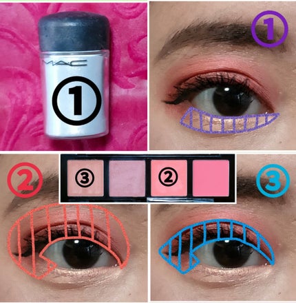 クーピー柄 チークカラーパレット/ステーショナリーコスメ/パウダーチークを使ったクチコミ(2枚目)