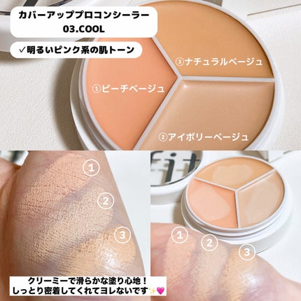カバーアッププロコンシーラー/TFIT/パレットコンシーラーを使ったクチコミ(2枚目)