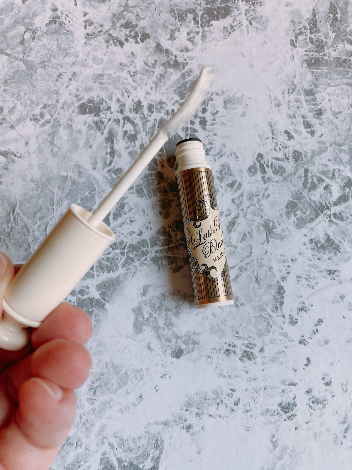 ラッシュボーン ブラックファイバーイン/MAJOLICA MAJORCA/マスカラ下地を使ったクチコミ(5枚目)