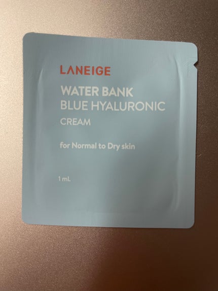 ウォーターバンク クリーム (乾燥肌用)/LANEIGE/フェイスクリームを使ったクチコミ(1枚目)