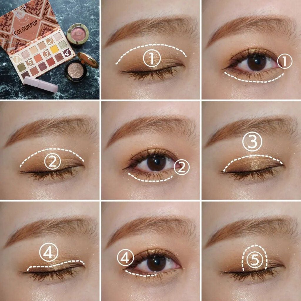 サンドストーン/ColourPop/アイシャドウパレットを使ったクチコミ(4枚目)