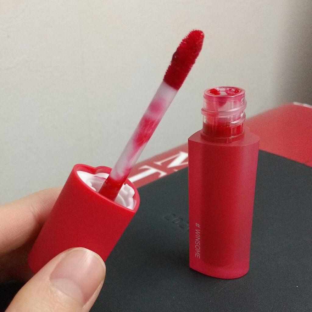 ホリカホリカ ハートクラッシュグローティントエアー/HOLIKA HOLIKA/リップティントを使ったクチコミ（2枚目）