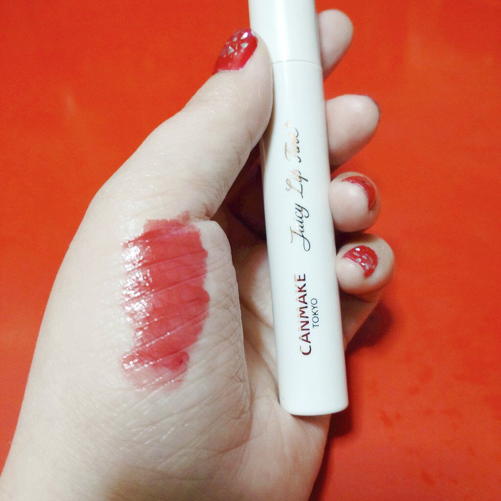 ジューシーリップティント/キャンメイク/口紅を使ったクチコミ（3枚目）