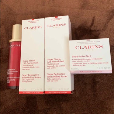 M アクティヴ ナイト クリーム ドライ／ノーマル/CLARINS/フェイスクリームを使ったクチコミ（2枚目）