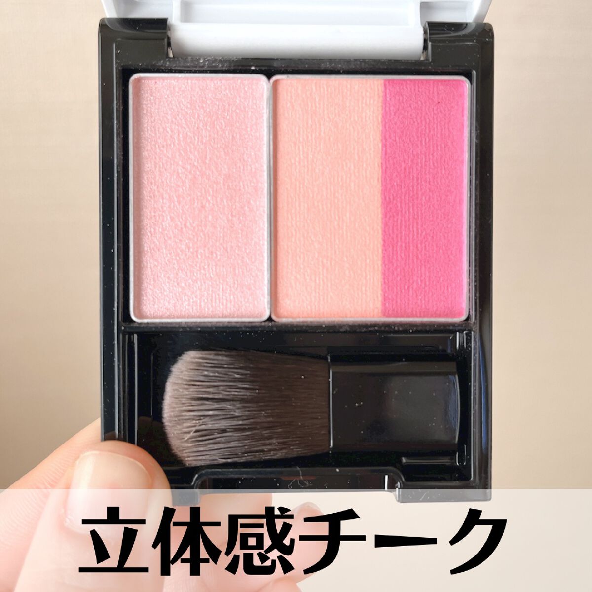 スキンフィットチーク ケース(ブラシ付)/リサージ/パウダーチークを使ったクチコミ（1枚目）