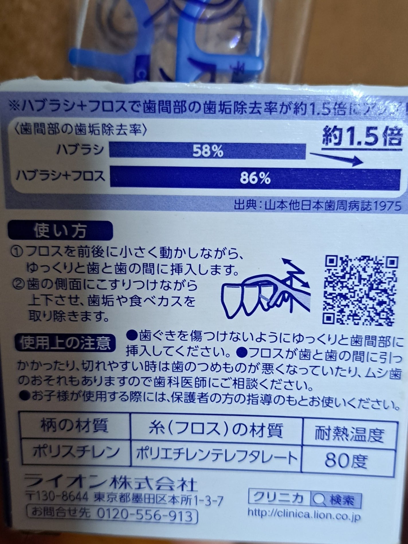 クリニカ ダブルフロス/クリニカ/デンタルフロス・歯間ブラシを使ったクチコミ(3枚目)