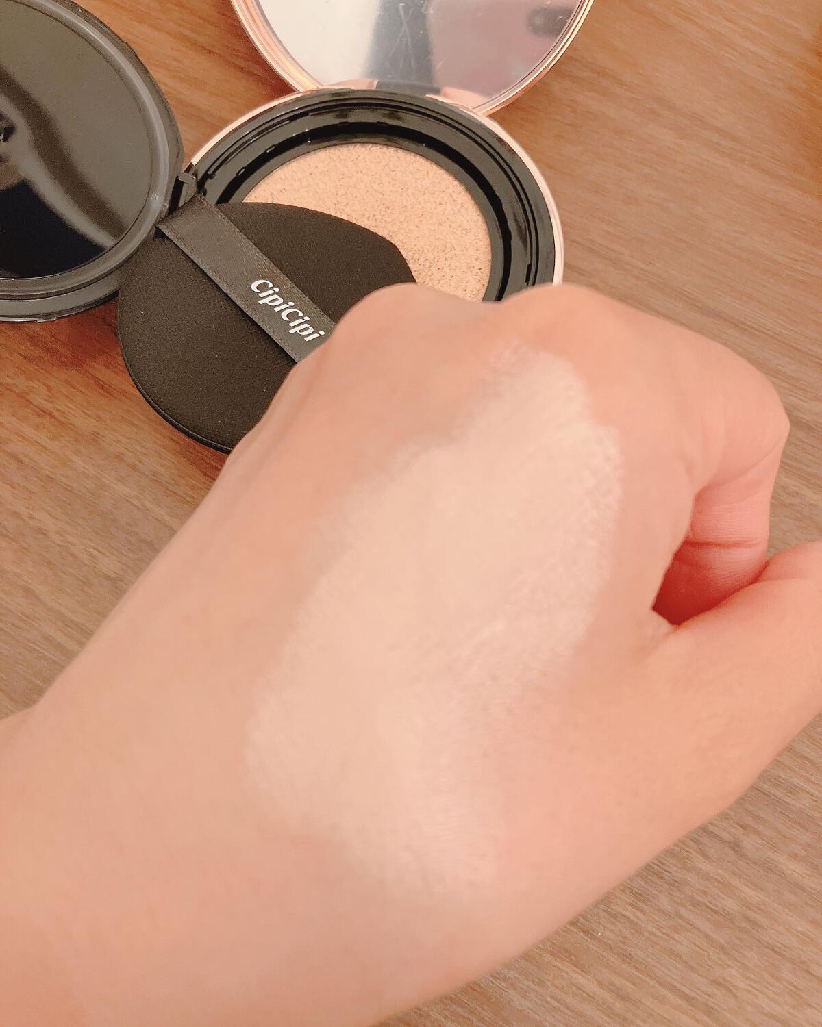 シピシピ フィットスキンクッション/CipiCipi/クッションファンデーションを使ったクチコミ(9枚目)